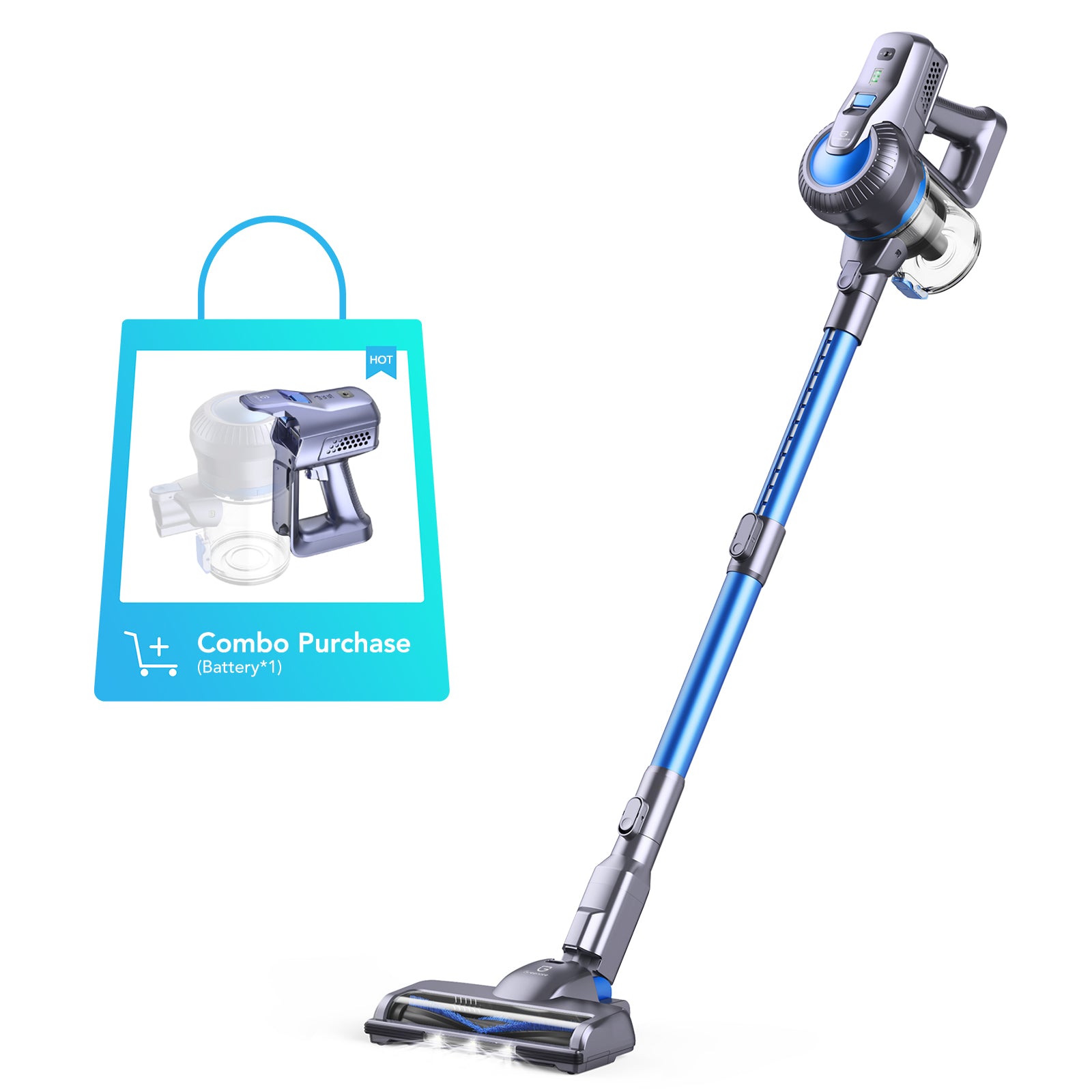 Greenote Dual Digital Motor Cordless Vacuum Cleaner 23000Pa GSC50