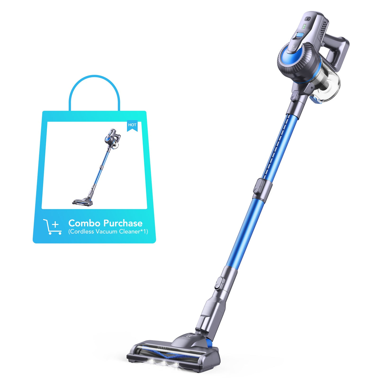 Greenote Dual Digital Motor Cordless Vacuum Cleaner 23000Pa GSC50