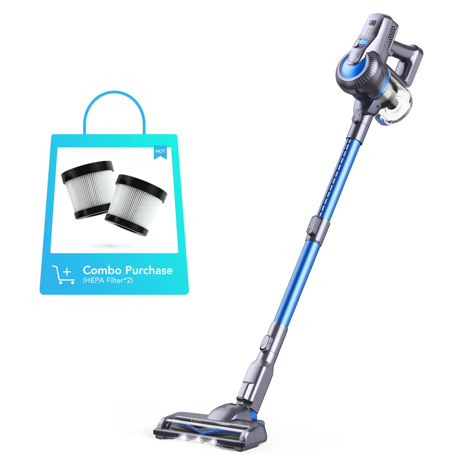 Greenote Dual Digital Motor Cordless Vacuum Cleaner 23000Pa GSC50